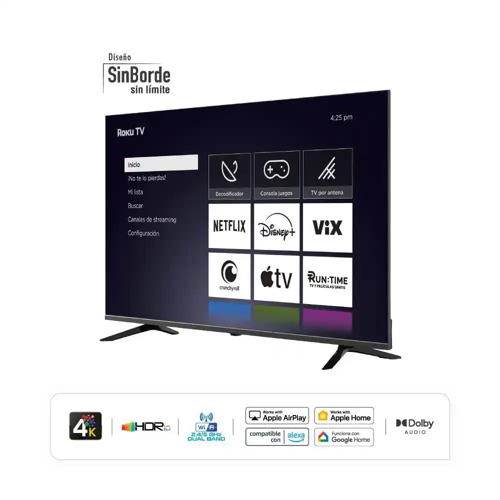 Televisor Hyundai 55 Pulgadas Led Uhd4k Smart Tv Hyled5527r4km