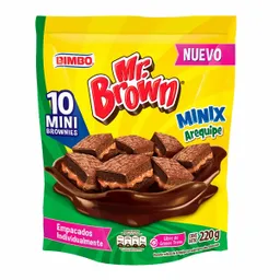 Mr. Brown Mini Brownie de Arequipe con Chocolate