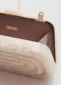 Bolso P Zina Marfil Talla 99 Mujer Mango