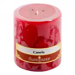 ILUMINATA Vela Decorativa Canela Rojo P33Ccnr