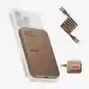Momax Kit Cargador-Cable-Batería Cobre