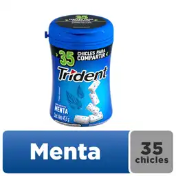 Trident Chicle Sin Azúcar Menta