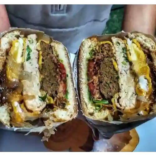Hamburguesa Mixta Express