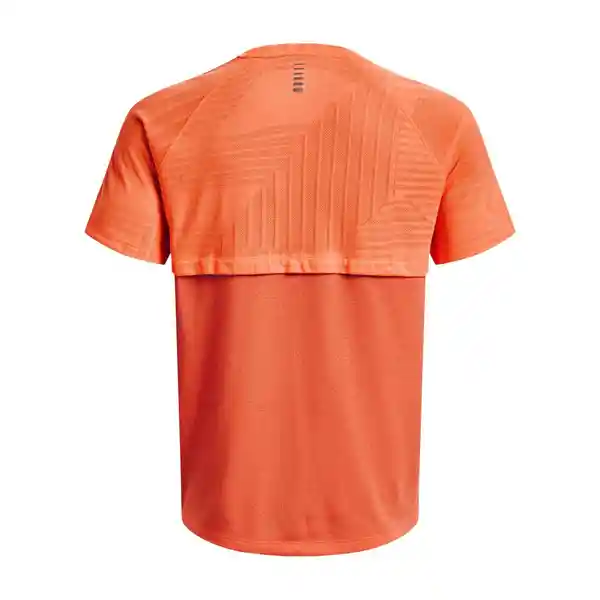 Under Armour Camiseta Streaker Deco Diamond Hombre Naranja T. MD