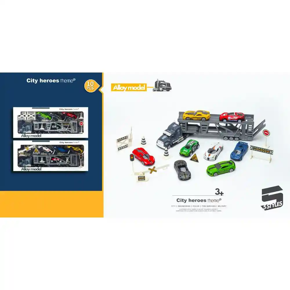 City Heroes Juguete Tractomula