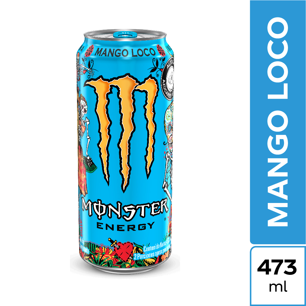 437ml Bebida Energizante Monster Mango Loco 437ml Precio - Rappi