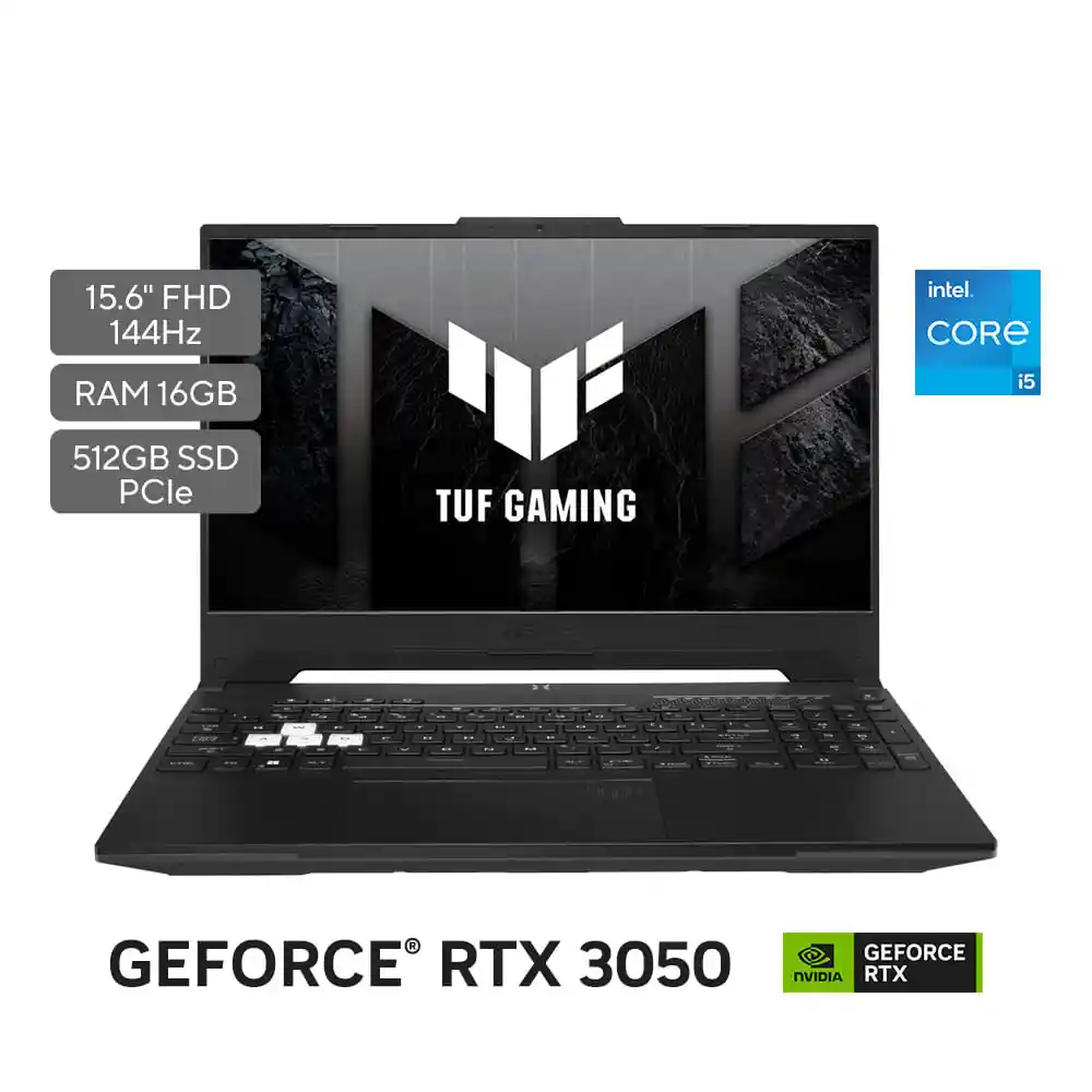 Portatil Asus Gaming Fx517zc Core I5 16gb 512gb Ssd 15"fhd