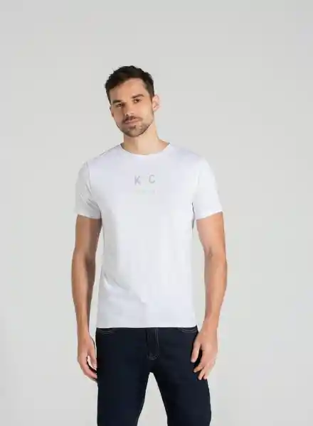 Kenneth Cole Camiseta Manga Corta L Blanco