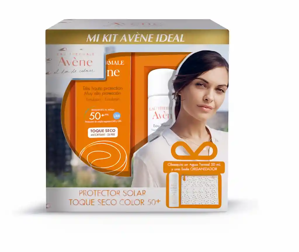 Avène Kit Protector Solar Toque Seco Color FPS 50+