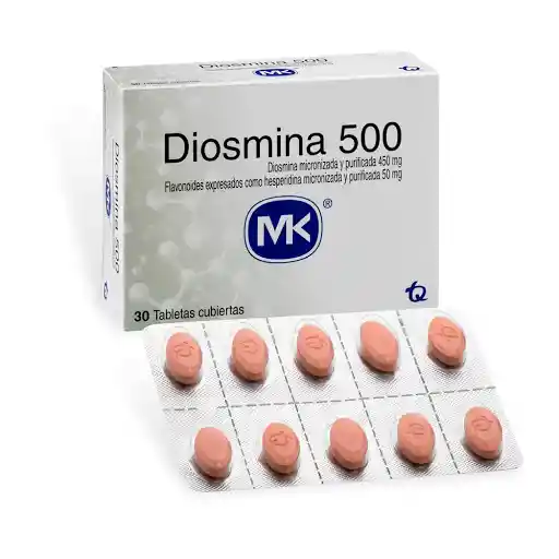 Mk Diosmina 500 (450 mg / 50 mg)