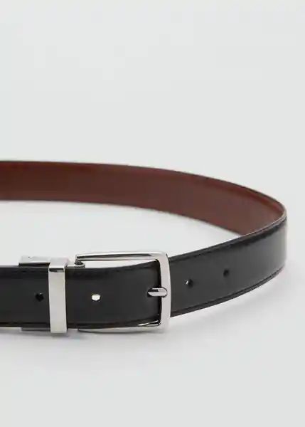 Cinturón Emili Negro Talla 80 Hombre Mango