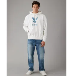 Buzo Hombre Blanco Talla Small American Eagle 01932216