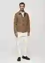 Chaqueta Maine Khaki Talla M Hombre Mango