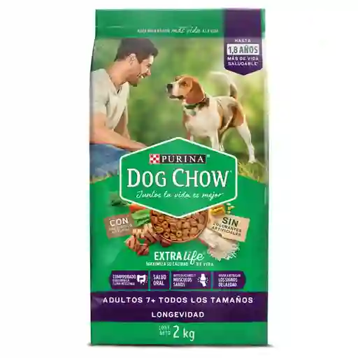 Comida para perro Dog Chow mayores a 7 años (Senior Longevidad) x 2 kg