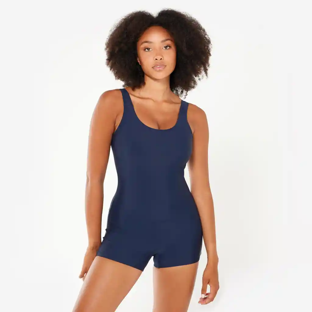 Vestido de Baño Shorty Natación Mujer Dova Azul Oscuro
