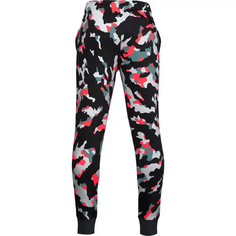 Ua Rival Fleece Prtd Joggers-blu Talla Ysm Pantalones Y Lycras Multicolor Para Niño Marca Under Armour Ref: 1357629-424