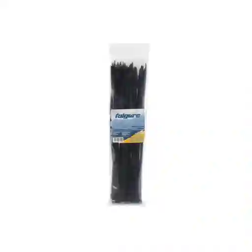 100 Amarres Cinchos Plásticos 10 Cm Fulgore Negros Fulgore