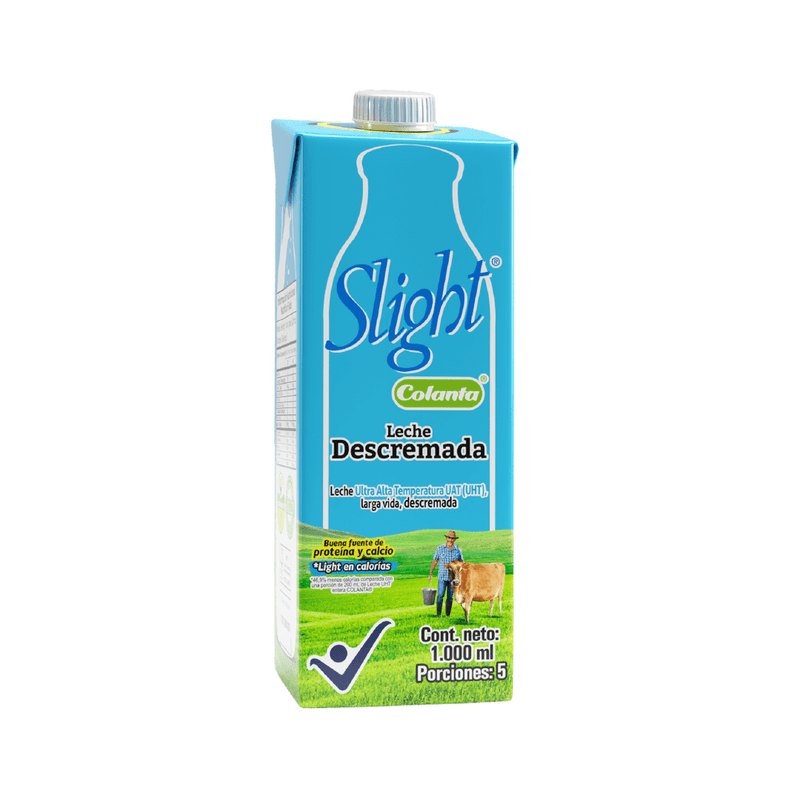 Slight Leche Descremada UHT 1L