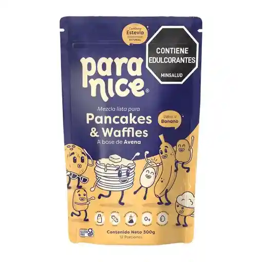 Mezcla Pancakes y Waffles Banano - Paranice