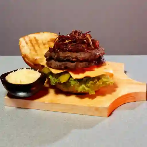 Hamburguesa italiana gourmet