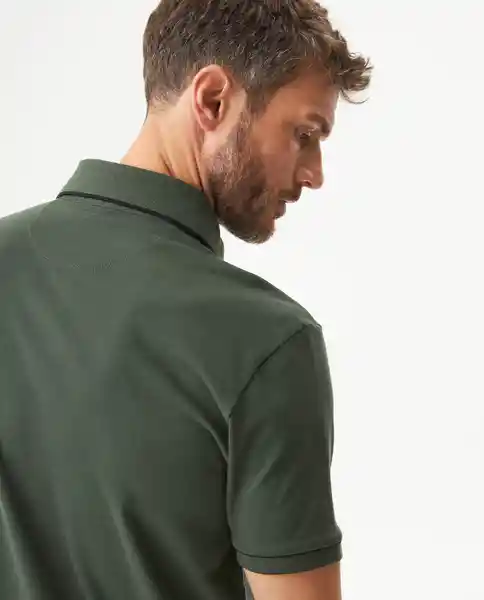 Camiseta Details Contrats Polo Verde Cienaga T S Chevignon