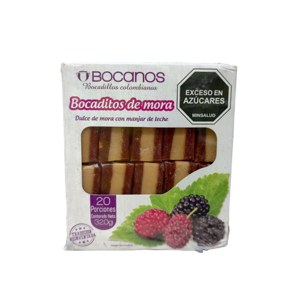Bocanos Postre Manjar de Mora 320 g