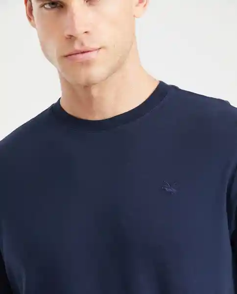 Camiseta Duotono Duck Masculino Azul Dark L Chevignon