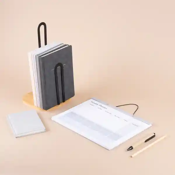 Nota Post-It Planificador Semanal Serie Silver Gray Miniso