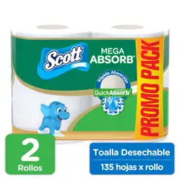 Scott Toalla Desechable Mega Absorb