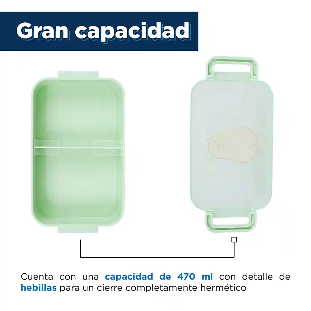 Contenedor Para Lunch de Grizzly Collection 4.0 470 mL- Wbb