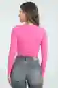 Crop Top Vinci Color Fucsia Talla S Ragged