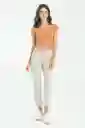 Top V Manga Corta Color Blush Talla S Ragged