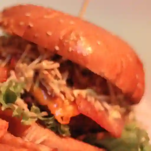 Hamburguesa especial pollo shop