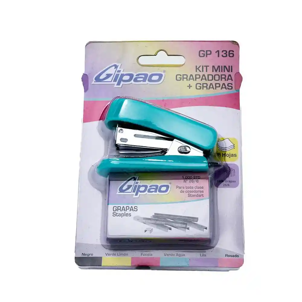 Kit Mini Cosedora Grapa 288 Gipao