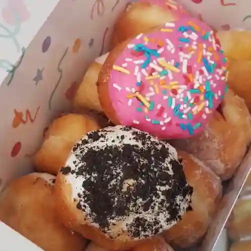 Box Tradicional X 10 Mini Donuts