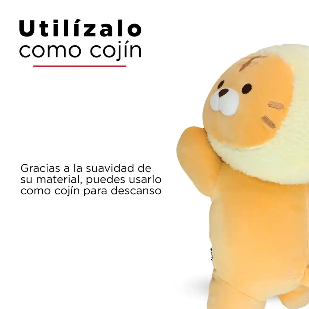 Peluche Acostado Tigre Ice Cream Family Valentine Grande Miniso