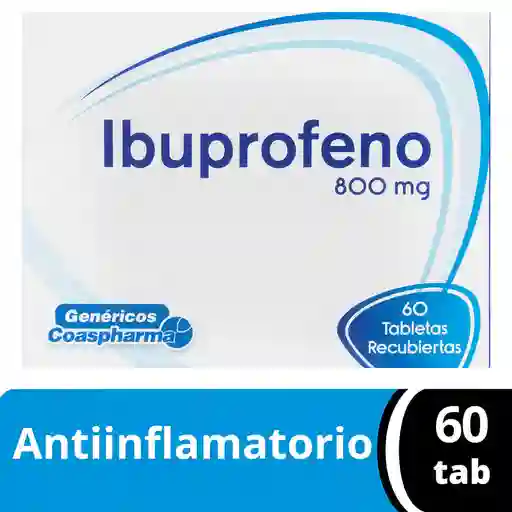Coaspharma Ibuprofeno (800 mg) 60 Tabletas