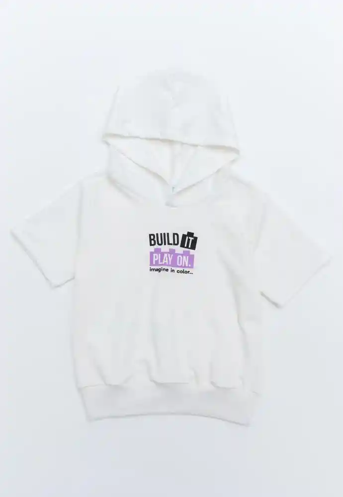 Camiseta Manga Corta 5t-ivory