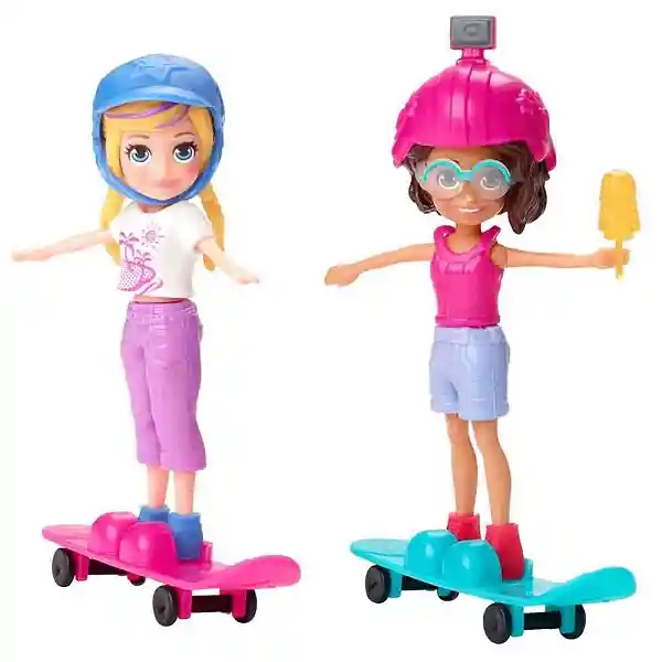 Polly Pocket Juguete Gran Surtido de Deportes Polly & Shani