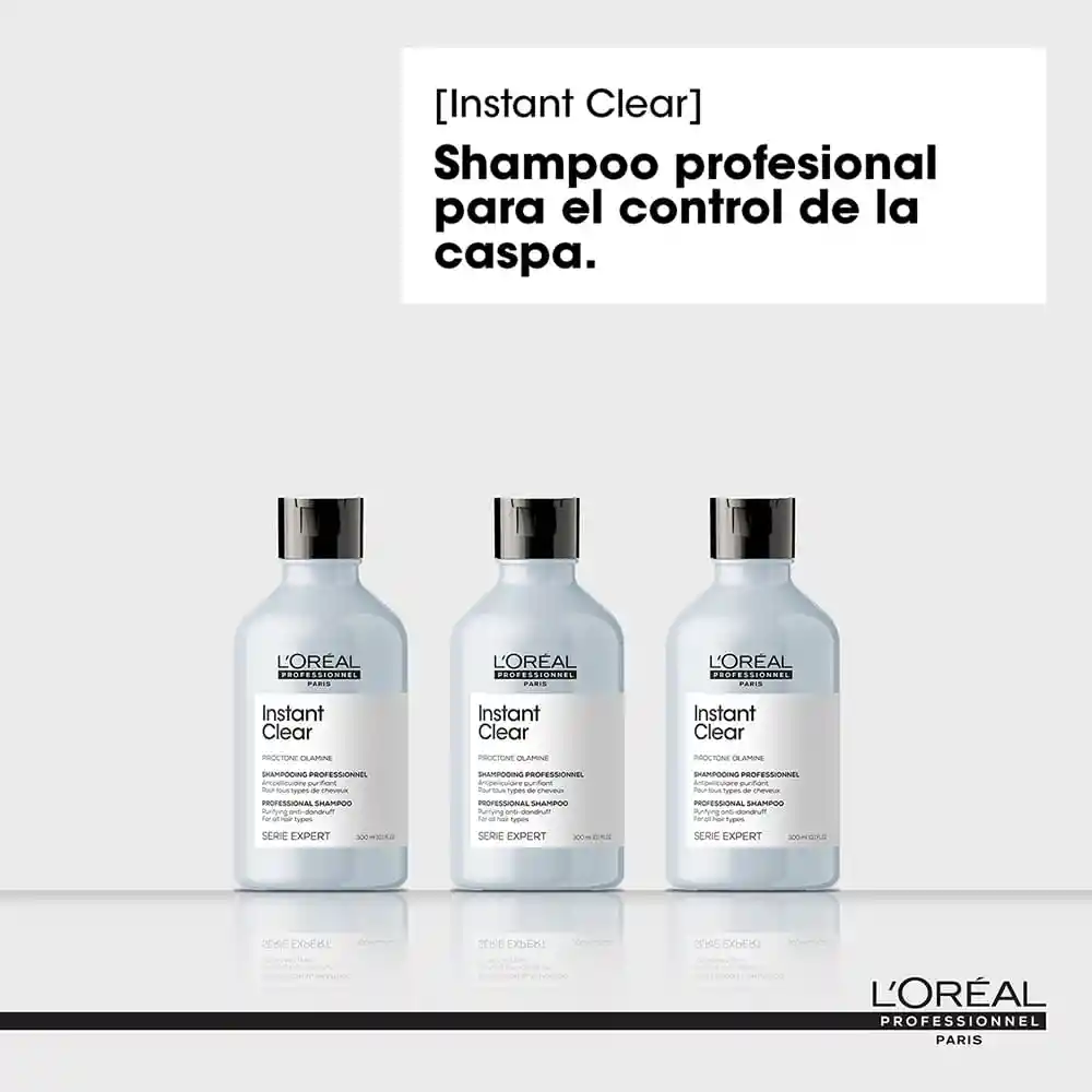 Loreal Shampoo Instant Clear Anticaspa Serie Expert