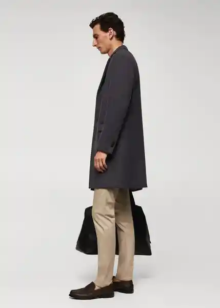 Abrigo Arizona Gris Talla XXL Hombre Mango