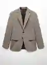 Blazer Americana Breda Beige Talla 52 Hombre Mango