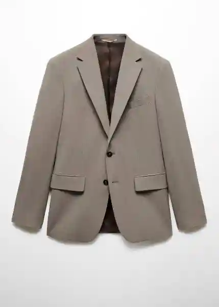 Blazer Americana Breda Beige Talla 52 Hombre Mango