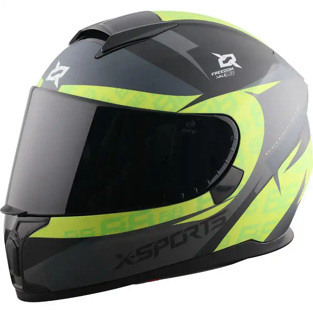 Casco Moto Freedom Xl - Amarillo