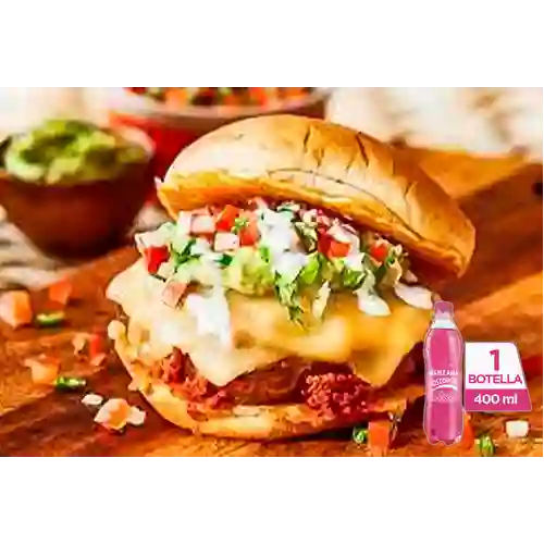 Combo Mexicano + Postobón Manzana 400 ml