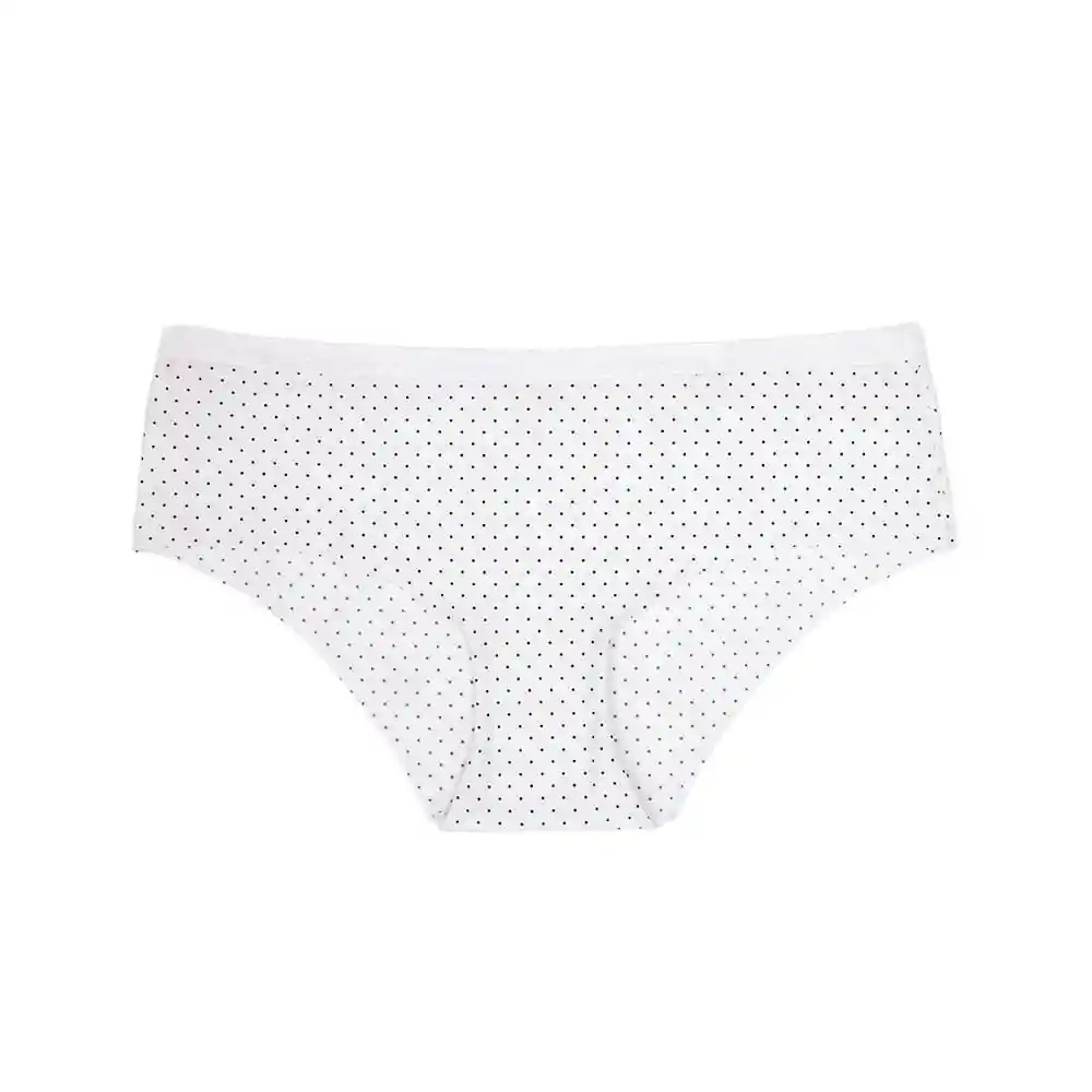 Panty Mujer Ref 42952 Estampado Puntos Blanco Urb