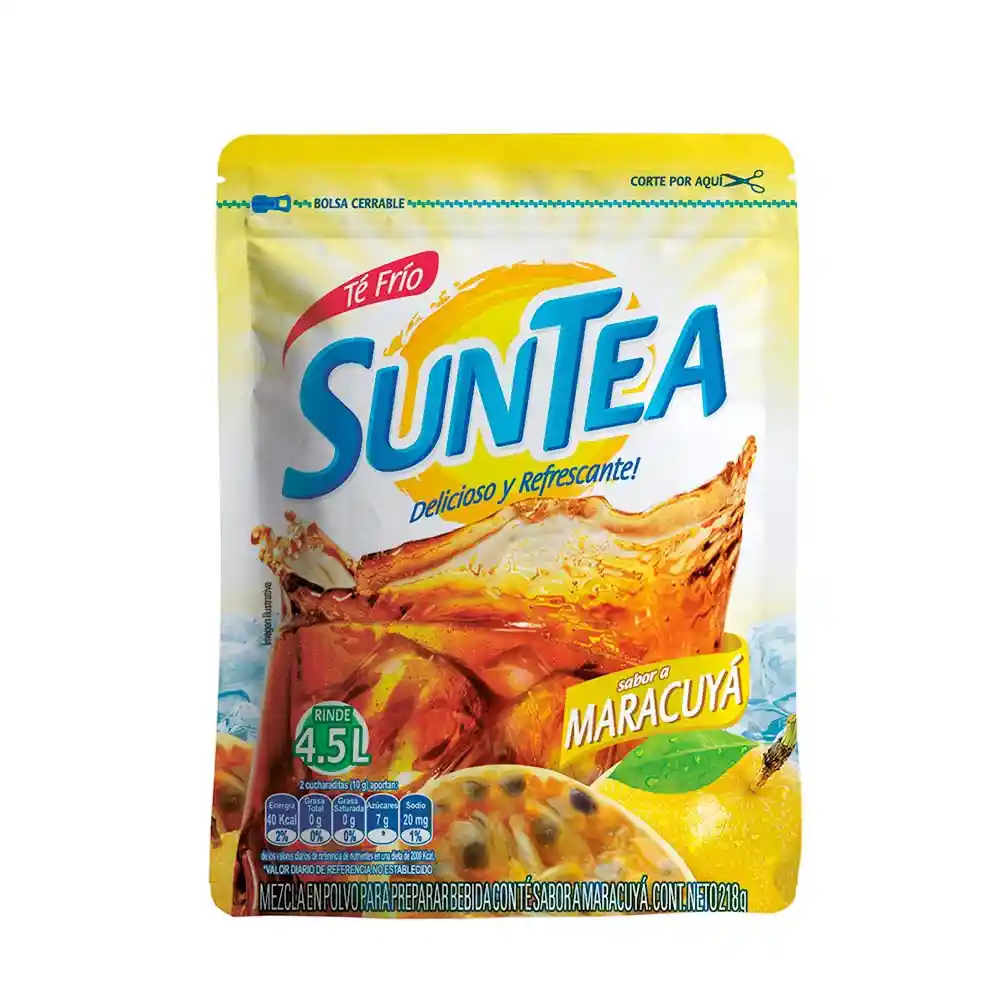 Suntea Té en Polvo Sabor Maracuyá