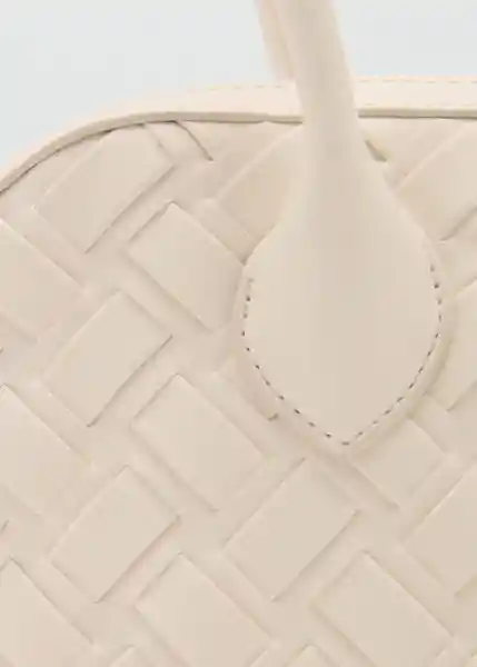 Bolso G Clavel Off White Talla 99 Mujer Mango