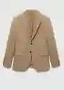 Chaqueta Sanday Camel Talla 52 Hombre Mango