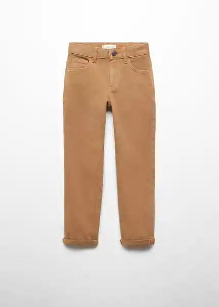 Pantalón Peru5 Niños Caramelo Talla 12 Mango